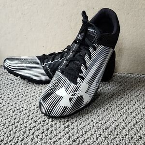 Under Armour Unisex Kick Sprint Vapor Black Running Shoes Size M 12/W 14